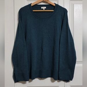 Ella Moss Men's Deep Teal Crewneck Sweater